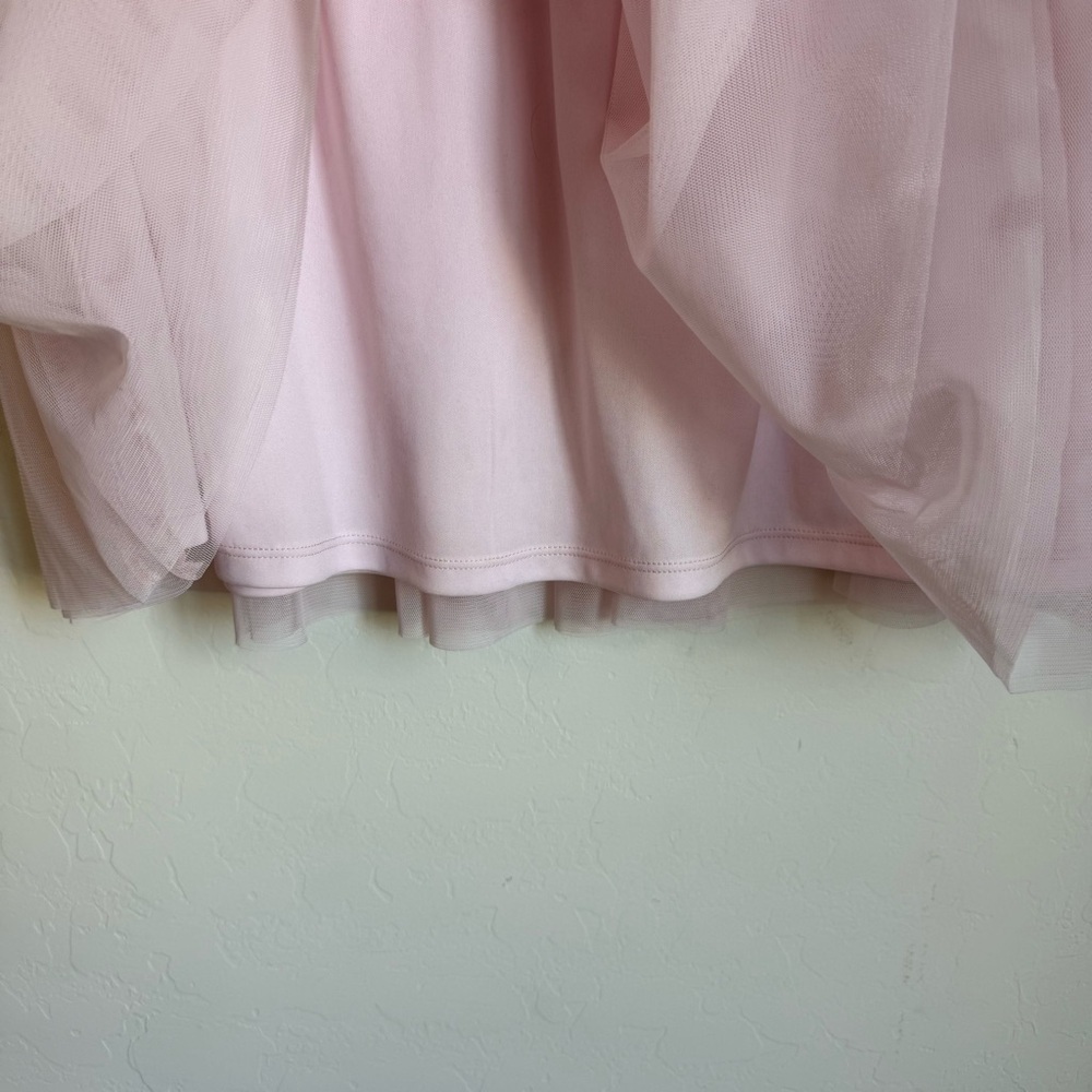Janet Chung Ballerina Pink Tulle Pull On Midi Skirt Medium - Picture 3 of 11